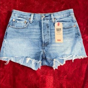 Denim shorts